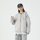 Unisex Jacket Loose Top Space Cotton Hooded Jacket